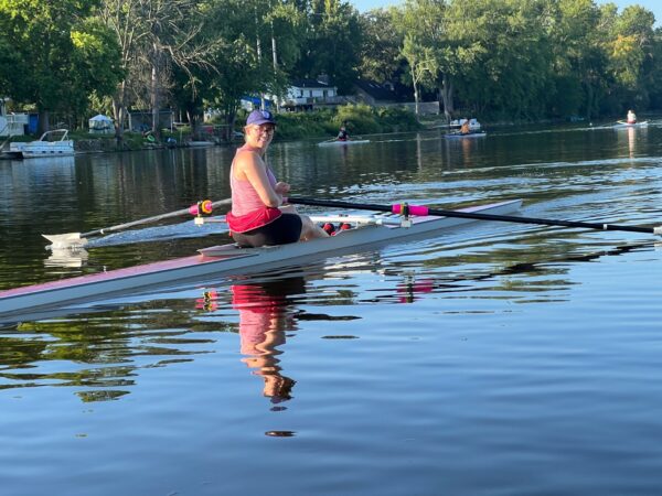 Scullers on the Grand River
